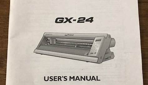 roland gx 24 manual