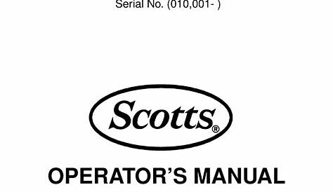 Scotts S2048 S2554 Operators Manual ManualsLib Makes It Easy To Find