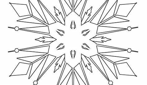 snowflake coloring pages printable