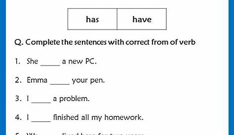 Grammar Activities For 4Th Grade