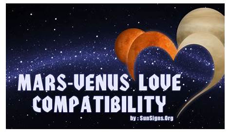venus-mars compatibility chart
