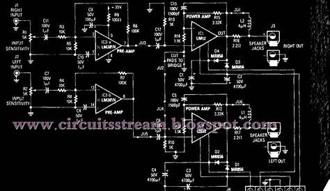 car amplifier circuit board diagram