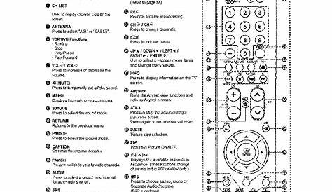 Manual Samsung Remote Control