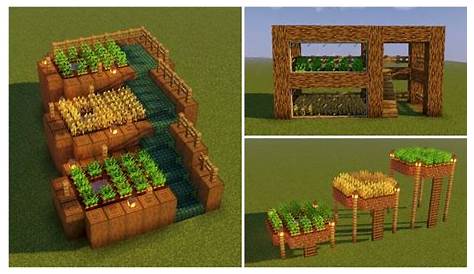 3 Farm Designs! : Minecraftbuilds | Minecraft farm, Cute minecraft