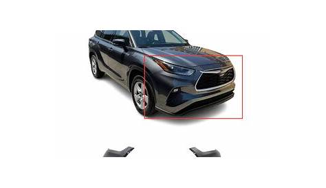 Front Bumper Cover For 2020-2023 Toyota Highlander 521190E951 TO1000463