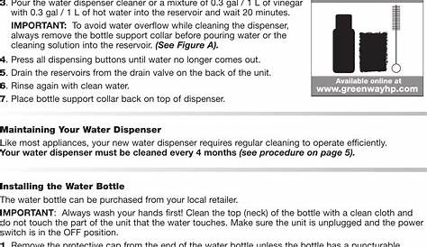 Vitapur Water Dispenser Use And Care Manual ManualsLib Makes It Easy To