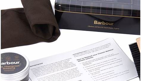 barbour jacket care kit