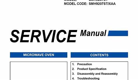 SAMSUNG SMH9207ST SERVICE MANUAL Pdf Download | ManualsLib