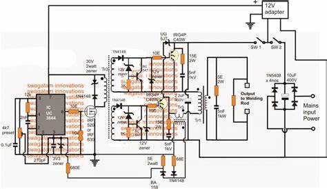 mig welding machine circuit diagram