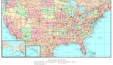 united states maps printable