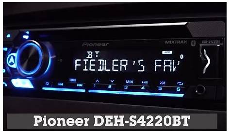 Pioneer DEH-S4220BT Display and Controls Demo | Crutchfield Video - YouTube