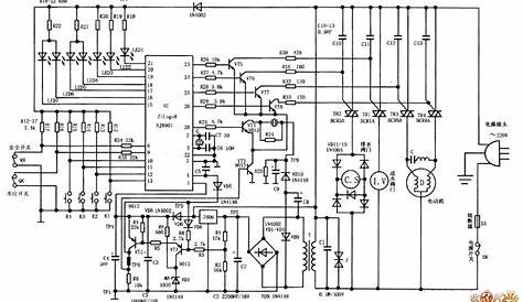 circuit diagram of a washing machine