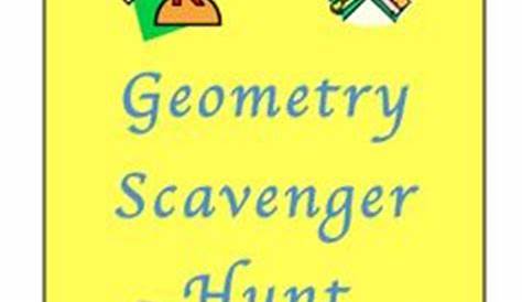geometry scavenger hunt worksheet