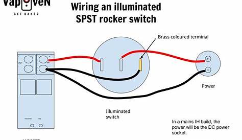 wiring toggle switch with light