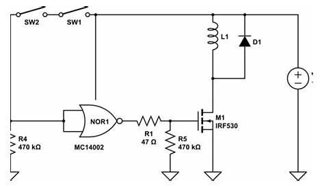 transistors - Electromagnet Circuit - Electrical Engineering Stack Exchange