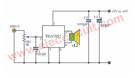 3v amplifier circuit diagram