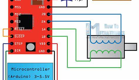 arduino stepper motor schematic