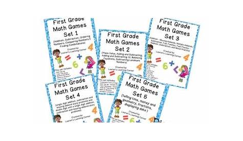 math games for 1st graders at home