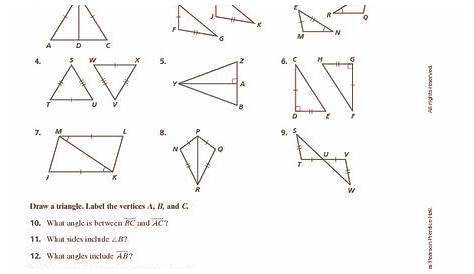 geometry proving triangles congruent worksheet