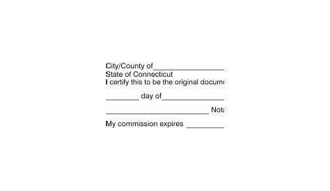 connecticut notary public manual