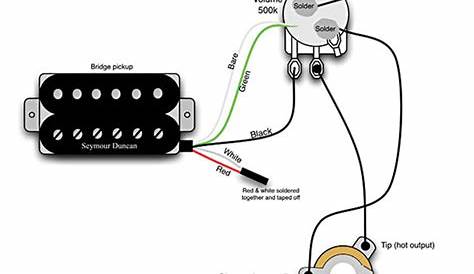 Single Pickup Guitar Wiring - Basic Electric Guitar Circuits 1 Pickups