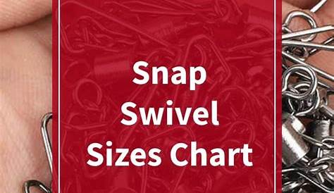 Snap Swivel Sizes Chart