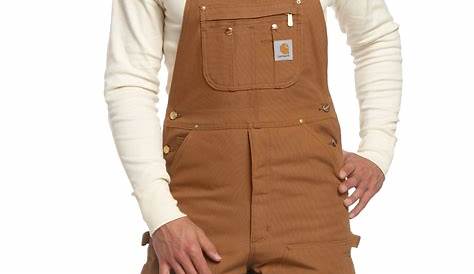 Carhartt Men's Quilt Lined Zip To Thigh Bib Overall - Walmart.com