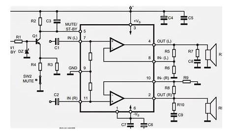 tda8920bj amplifier circuit diagram