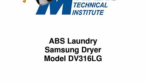 samsung dryer service manual pdf