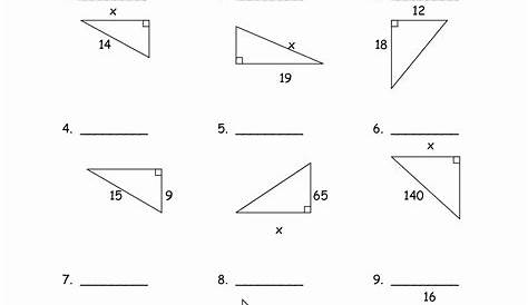 Similar Triangles Worksheet Grade 9 Pdf | Try this sheet