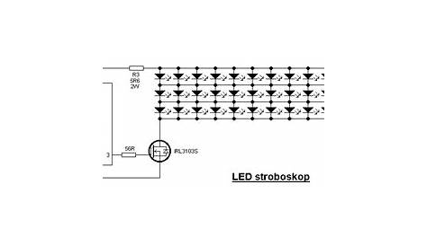 led strobe light schematic