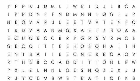 word search math terms answers