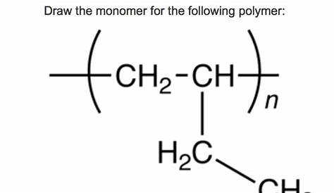 Solved Part A Draw the monomer for the following polymer: | Chegg.com