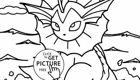Pokemon coloring pages for kids, printable free | coloing-4kids.com