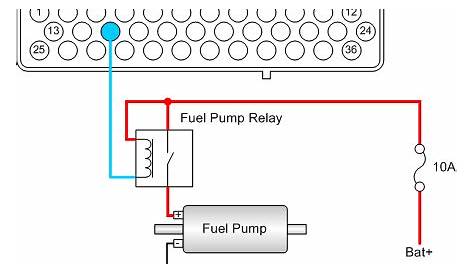 fuel pump circuit diagram