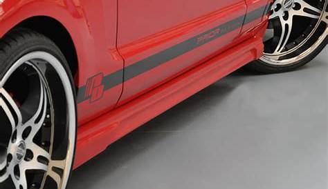 ford mustang side skirts