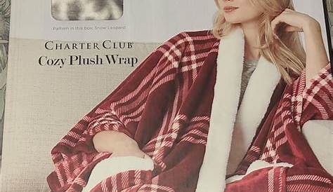 Charter Club | Sweaters | New In Box Charter Club Plush Wrap | Poshmark