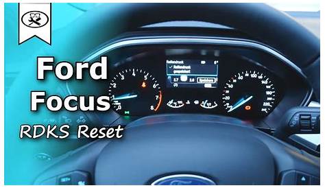 Ford Focus 4 RDKS zurücksetzen | TPMS reset | VitjaWolf | Tutorial | HD