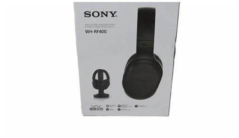 sony wh-rf400 wireless headphones manual
