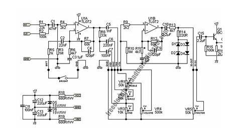 guitar preamp circuit diagram