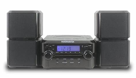 Magnavox Mm435 Black 3Pc Cd Shelf Stereo System Am Fm Radio - Walmart
