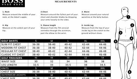 Polo Ralph Lauren Custom Fit Size Chart - Prism Contractors & Engineers