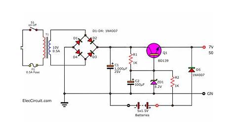 ups circuit board diagram