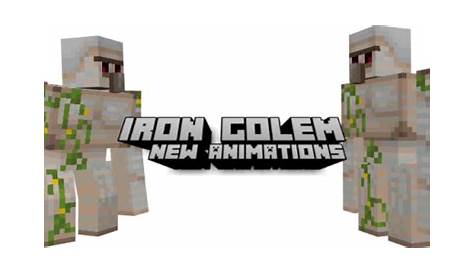 New Iron Golem Animations - Minecraft PE Addon / Texture Pack