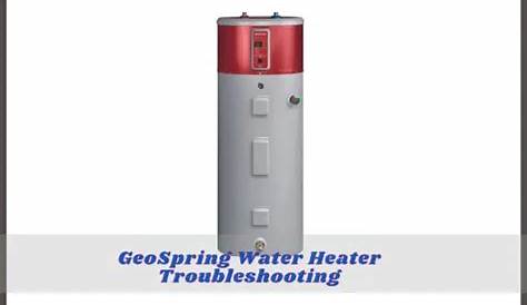 geospring water heater manual