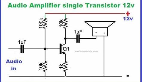 Single Transistor Amplifier Circuit – envirementalb.com Electronics