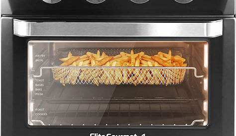 Elite Gourmet Deluxe 25L Air Fryer Oven (Black) - Walmart.com
