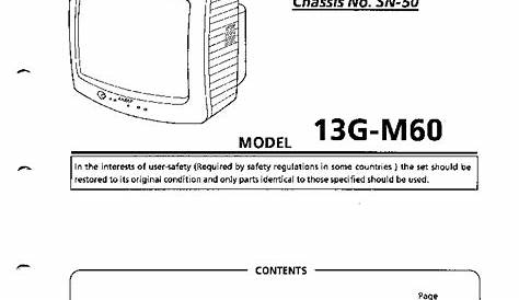 sharp crt tv schematic diagram pdf