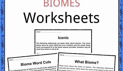 Biomes Of North America Worksheet Answers - Promotiontablecovers
