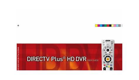 DirecTV HR21700 User Manual | Manualzz